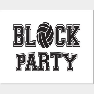 Block Party Volleyball Posters and Art